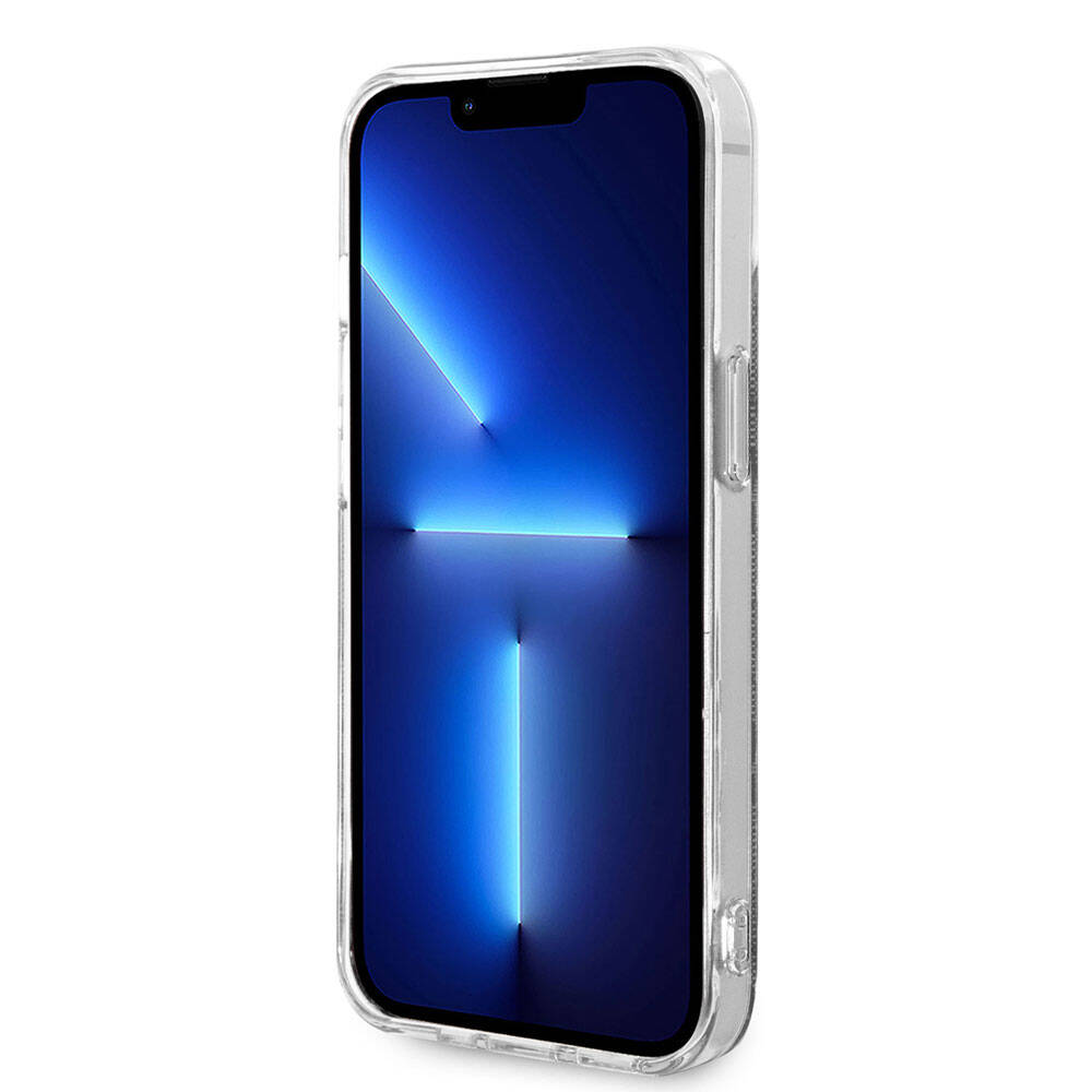 iPhone 15 Kılıf Guess Orijinal Lisanslı M-safe Şarj Özellikli Yazı Logolu 4G Desenli Kılıf