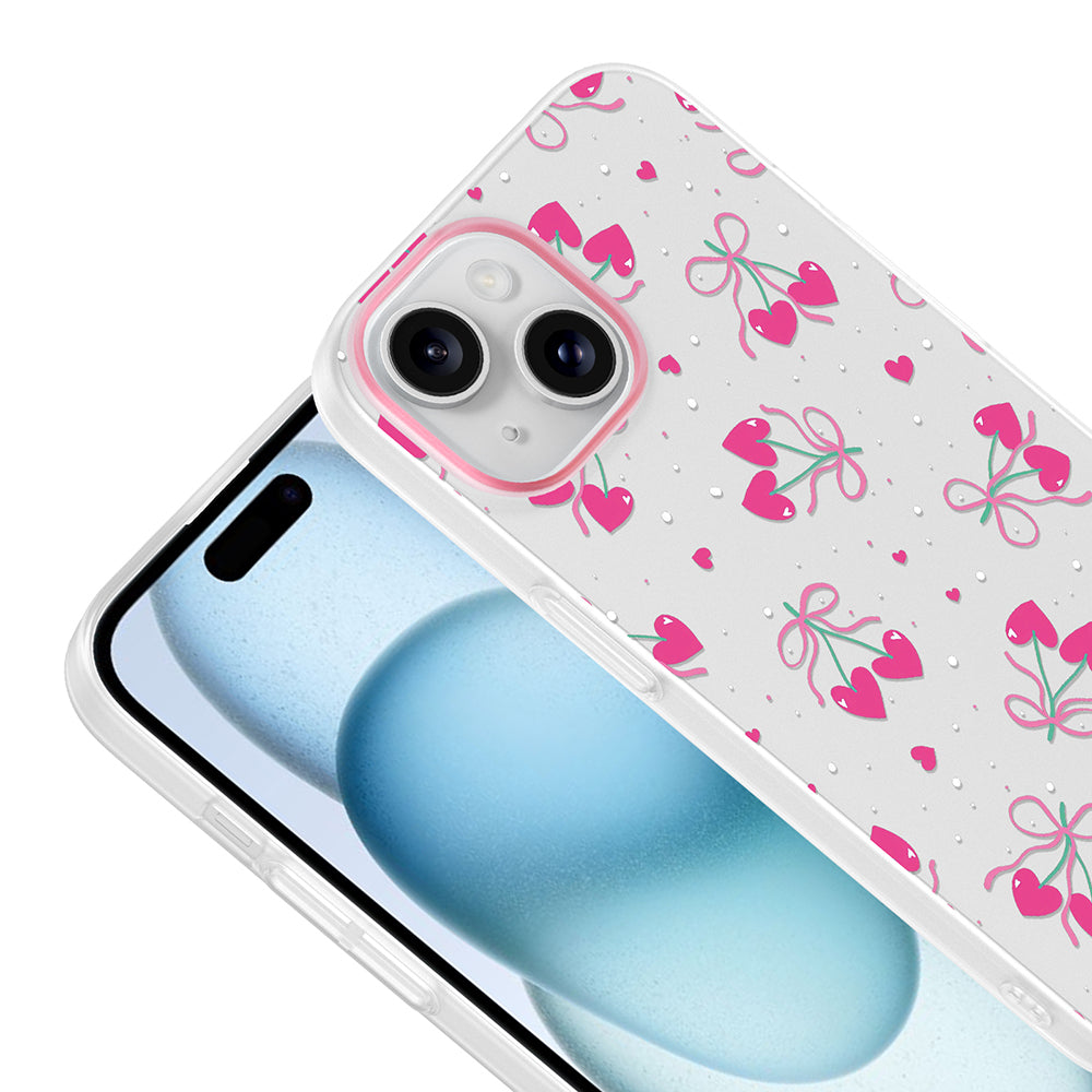 iPhone 15 Kılıf Kamera Korumalı Desenli Zore Klip Kılıf