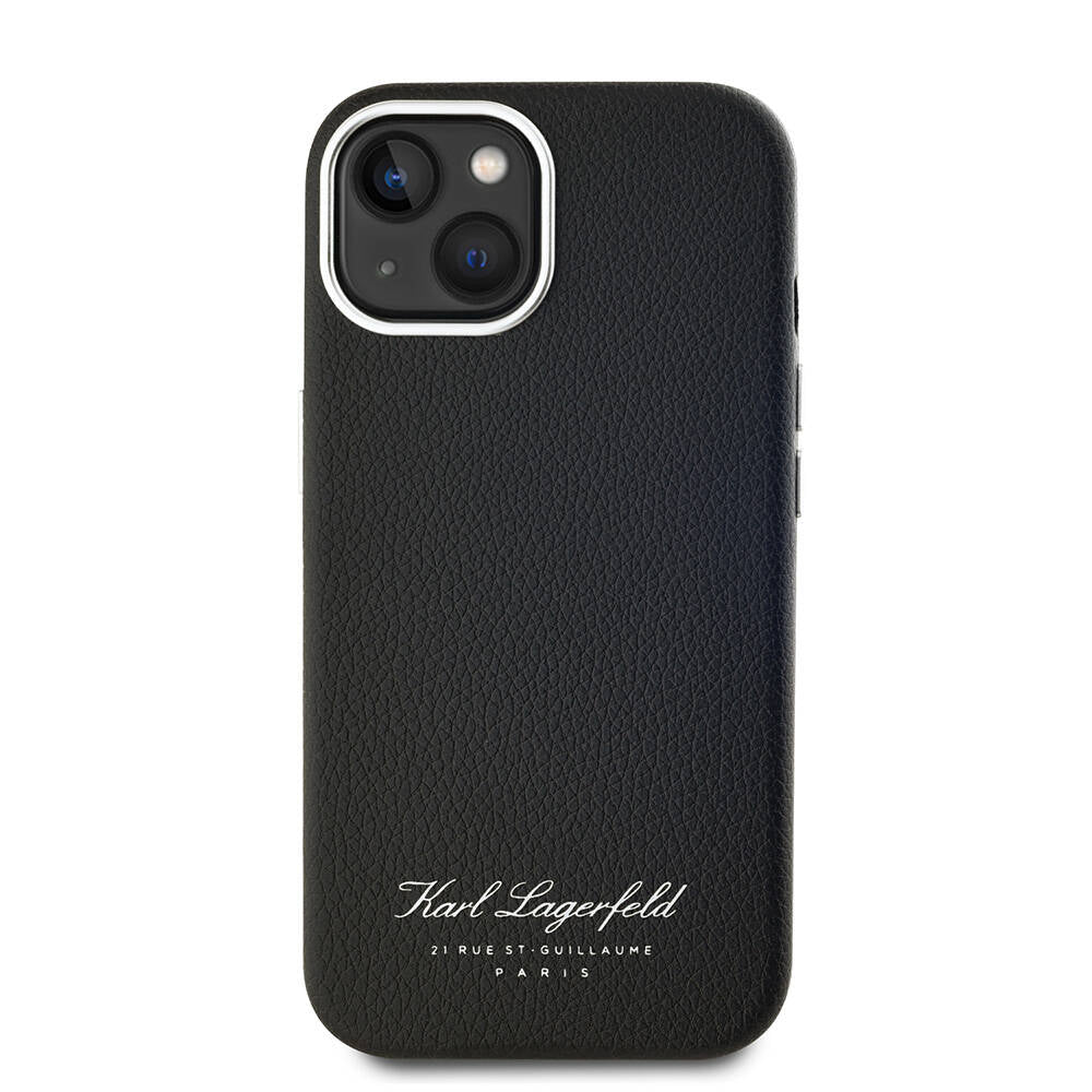 iPhone 15 Kılıf Karl Lagerfeld Orijinal Lisanslı KL Yazılı Hotel Kılıf