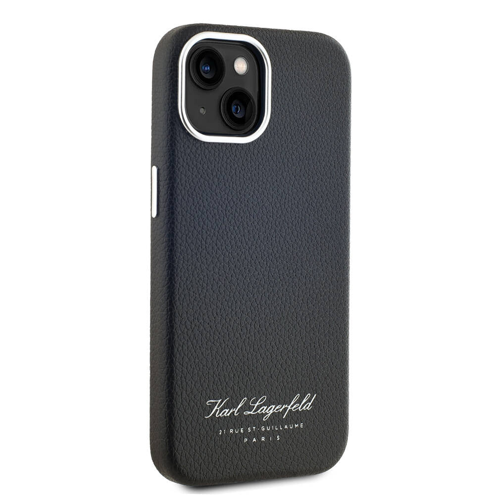 iPhone 15 Kılıf Karl Lagerfeld Orijinal Lisanslı KL Yazılı Hotel Kılıf