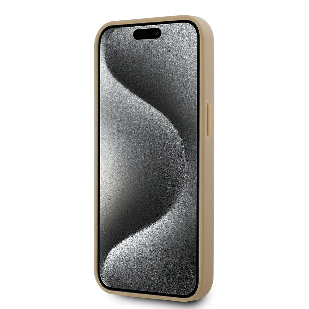 iPhone 15 Kılıf Karl Lagerfeld Orijinal Lisanslı M-safe Şarj Özellikli KL Yazılı Hot Stamp Kılıf