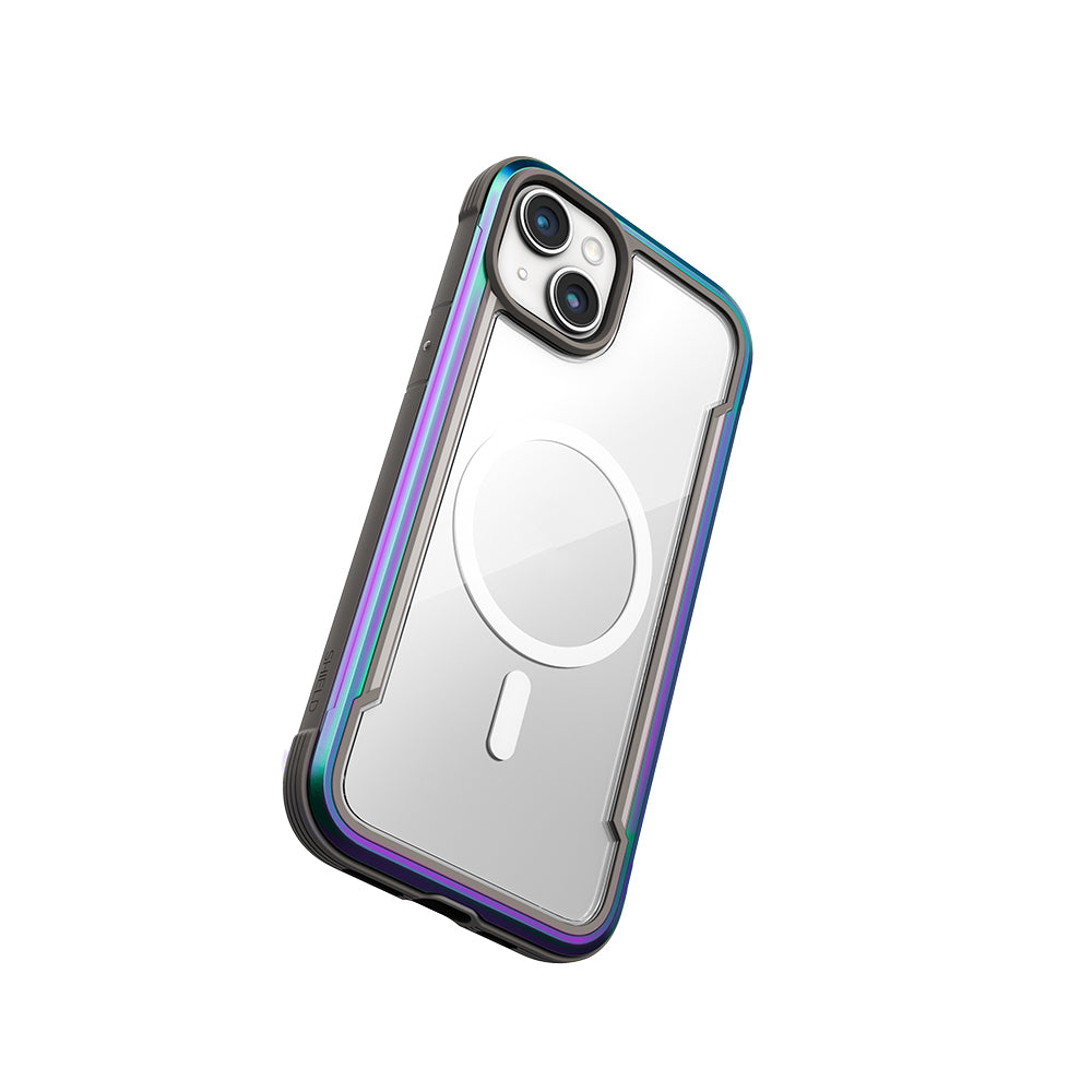 iPhone 15 Kılıf M-safe Şarj Özellikli Airbagli Raptic Shield Serisi Şeffaf Arka Yüzey Kılıf