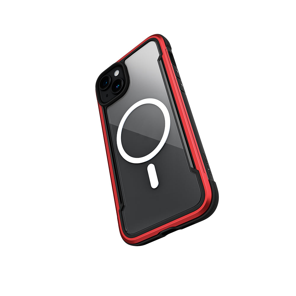 iPhone 15 Kılıf M-safe Şarj Özellikli Airbagli Raptic Shield Serisi Şeffaf Arka Yüzey Kılıf