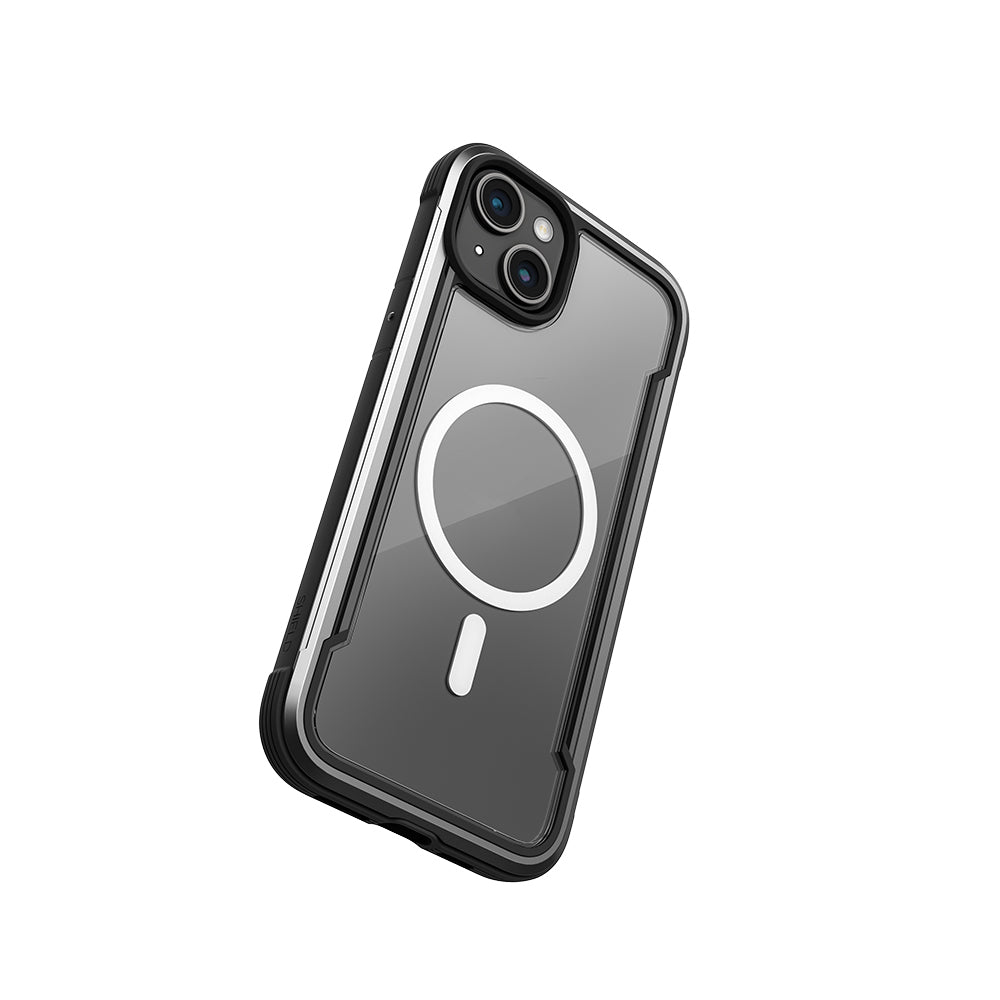 iPhone 15 Kılıf M-safe Şarj Özellikli Airbagli Raptic Shield Serisi Şeffaf Arka Yüzey Kılıf