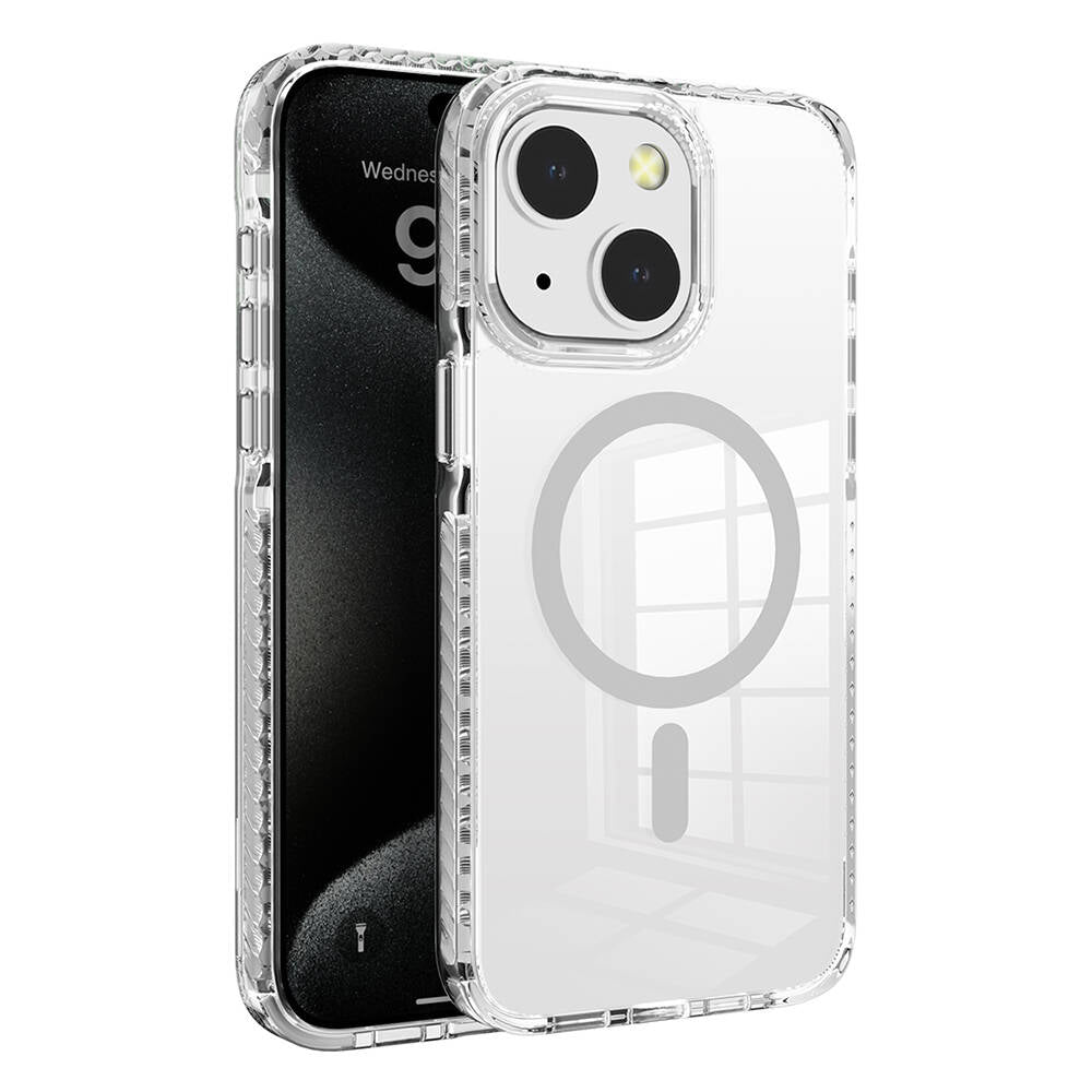 iPhone 15 Kılıf M-safe Şarj Özellikli Airbagli Takılabilir Askı Aparatlı Zore Nana Kılıf