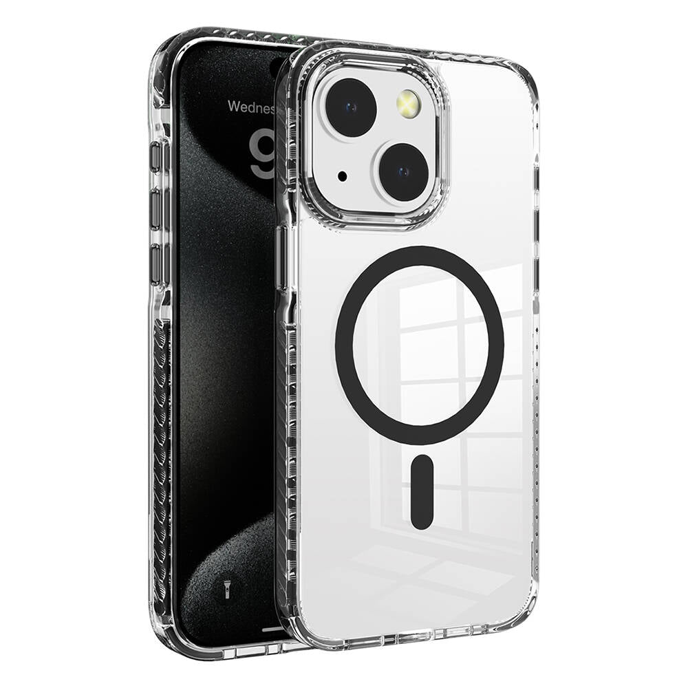 iPhone 15 Kılıf M-safe Şarj Özellikli Airbagli Takılabilir Askı Aparatlı Zore Nana Kılıf