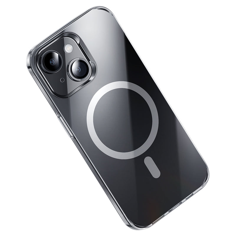 iPhone 15 Kılıf M-safe Şarj Özellikli Benks Crystal Serisi Şeffaf Kılıf