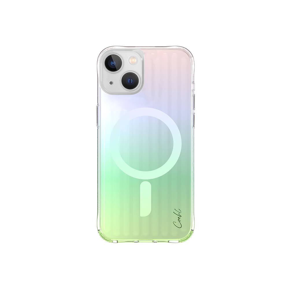 iPhone 15 Kılıf M-safe Şarj Özellikli Parlayan Arka Yüzey Coehl Linear Kılıf