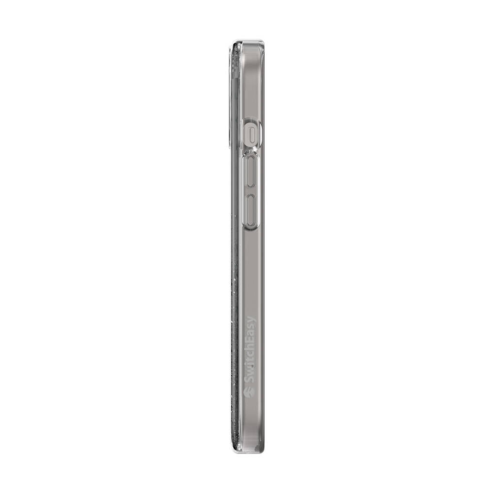 iPhone 15 Kılıf M-safe Şarj Özellikli Parlayan Simli Şeffaf Lisanslı Switcheasy Starfield-M Kılıf