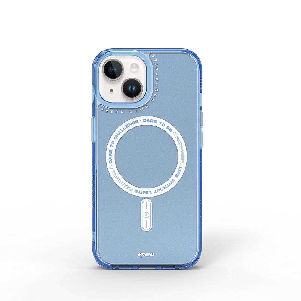 iPhone 15 Kılıf M-safe Şarj Özellikli Wiwu Basic Color J Serisi Kılıf