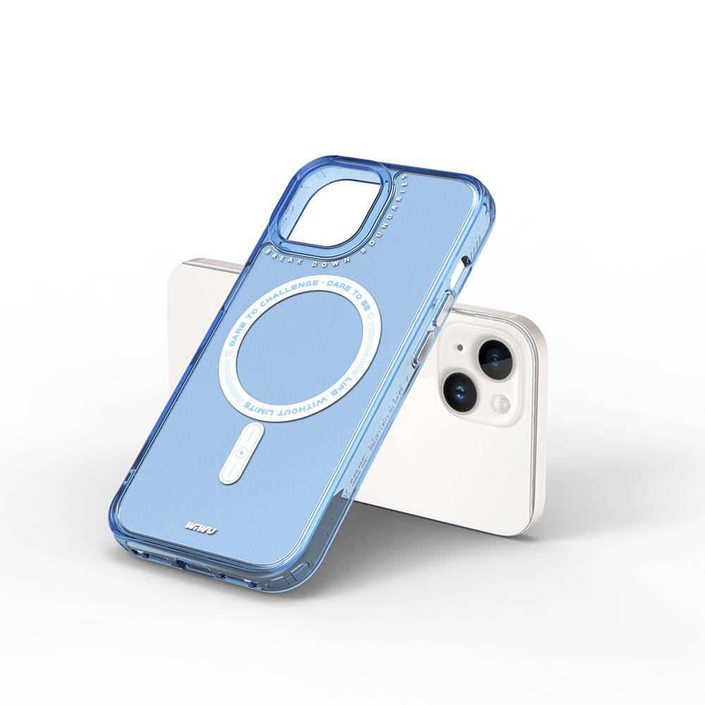 iPhone 15 Kılıf M-safe Şarj Özellikli Wiwu Basic Color J Serisi Kılıf