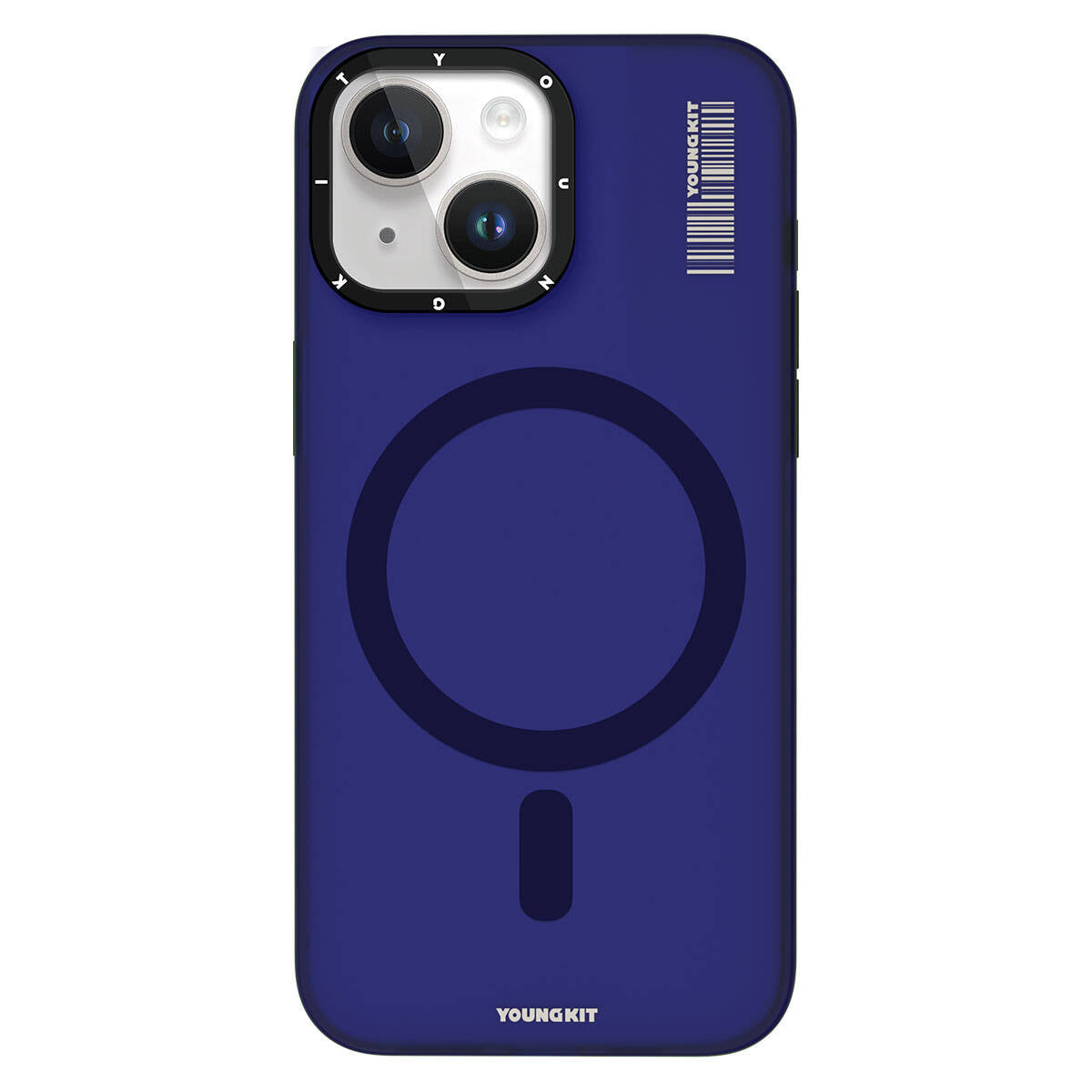iPhone 15 Kılıf M-safe Şarj Özellikli Youngkit Hidden Sand Serisi Kılıf