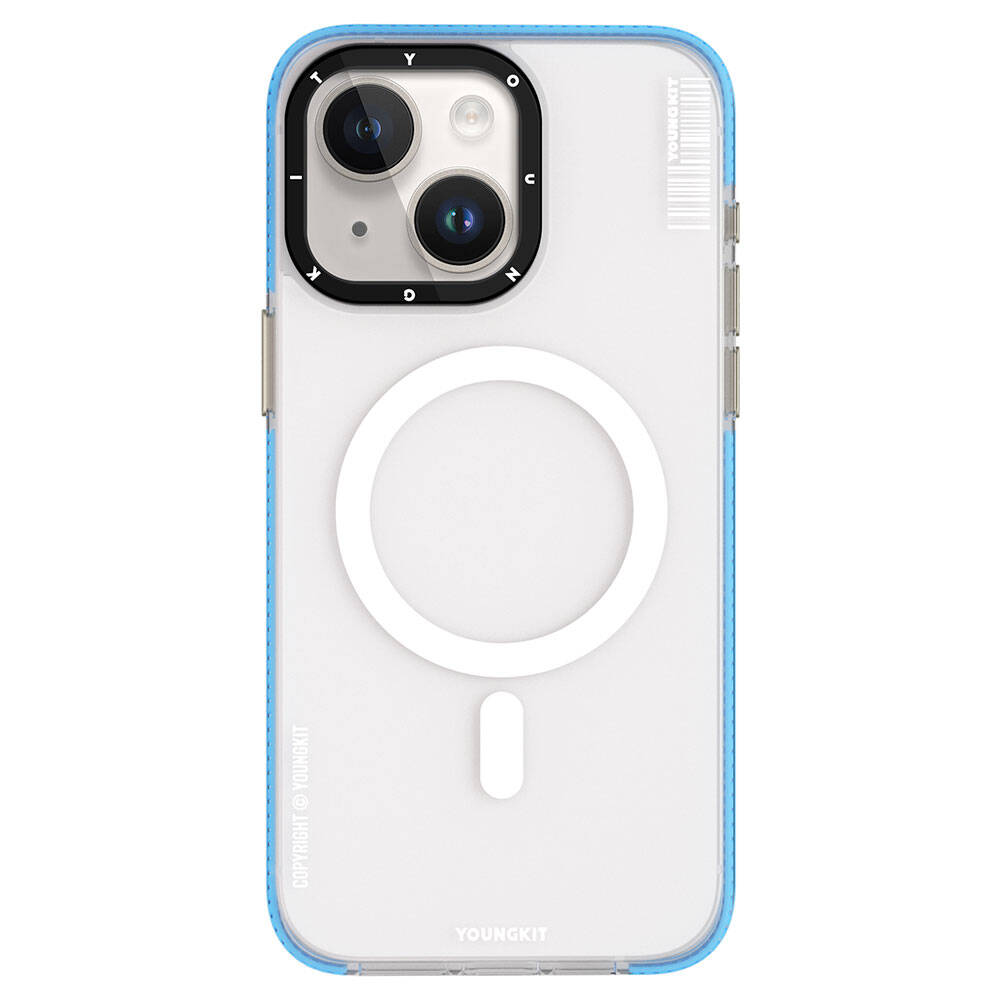 iPhone 15 Kılıf M-safe Şarj Özellikli Youngkit Jiansha Serisi Kılıf