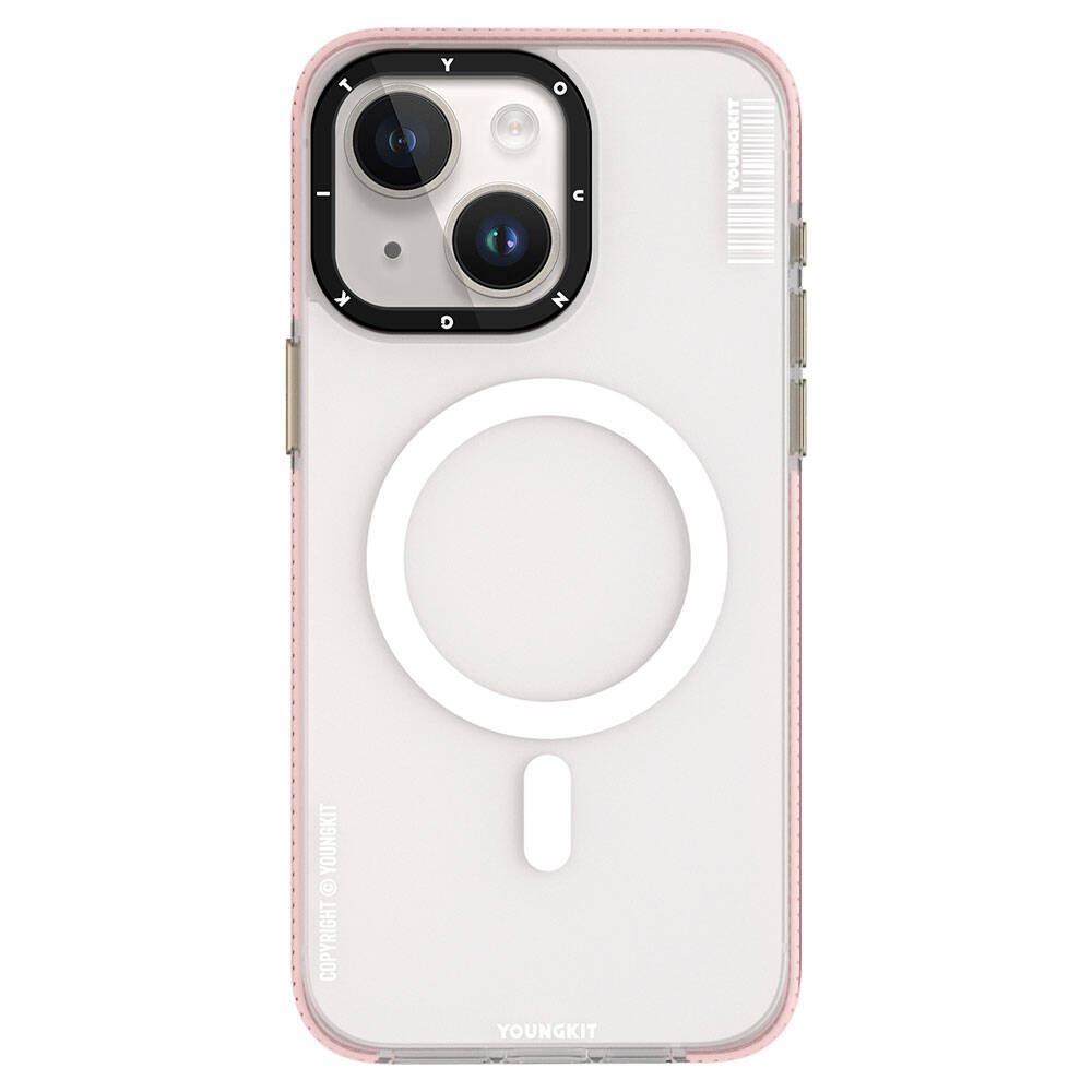 iPhone 15 Kılıf M-safe Şarj Özellikli Youngkit Jiansha Serisi Kılıf