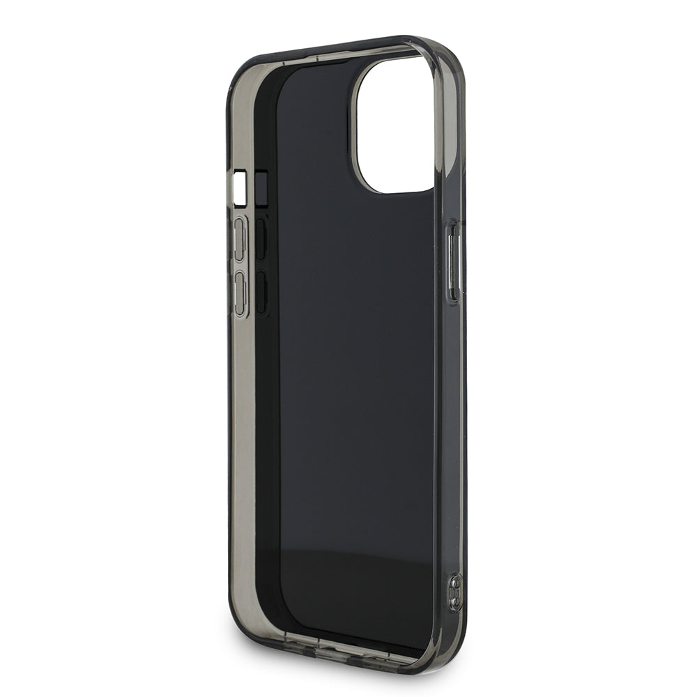 iPhone 15 Kılıf Mercedes Benz Orijinal Lisanslı New Urban 3 IML Baskılı Paralel Çizgi Desenli Kılıf