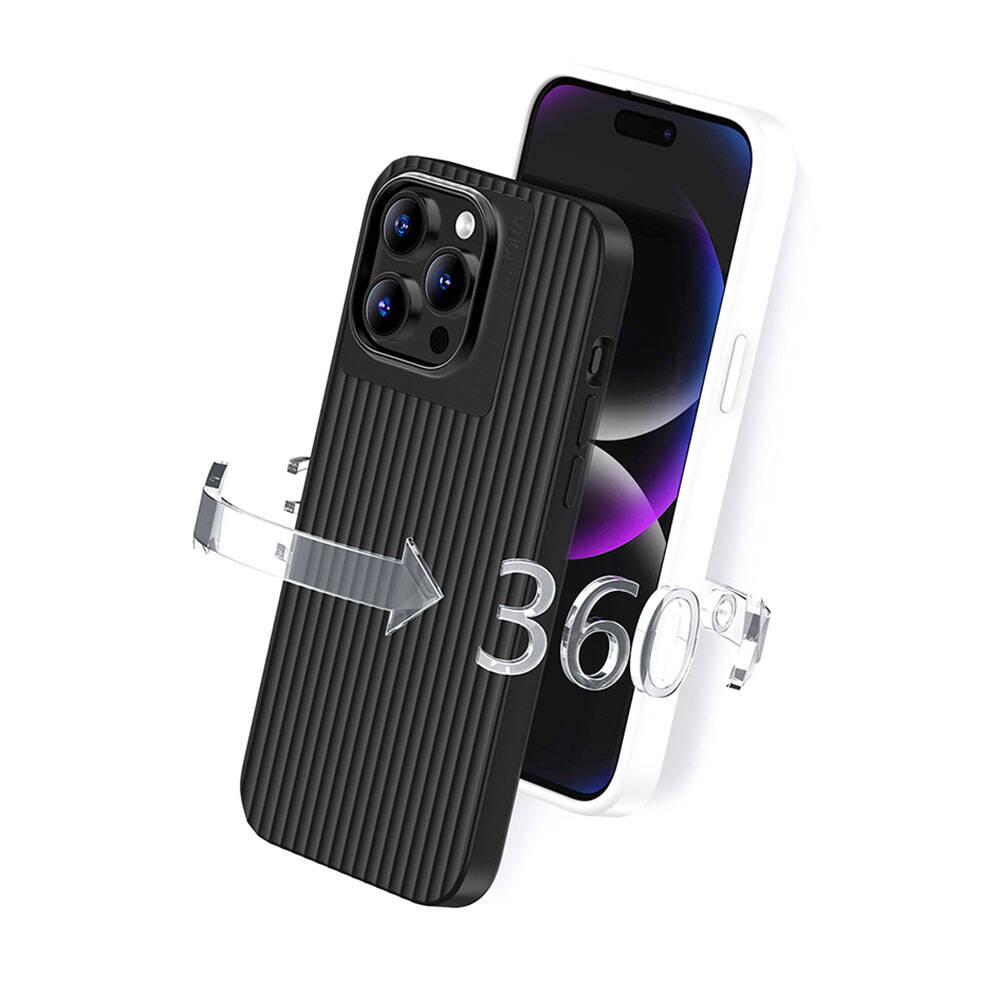 iPhone 15 Kılıf Recci Aurora Serisi M-safe Şarj Özellikli Kılıf