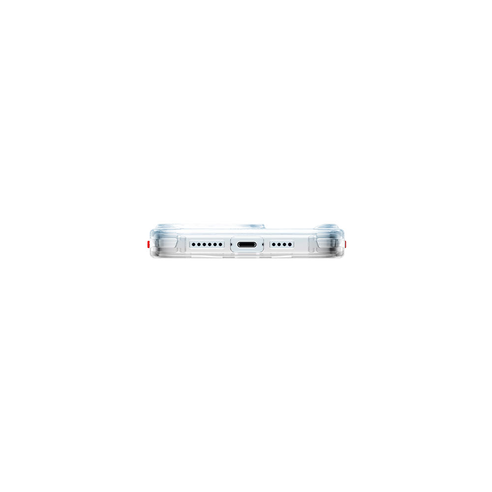 iPhone 15 Kılıf SkinArma Şeffaf Airbag Tasarımlı M-safe Şarj Özellikli Saido Kılıf
