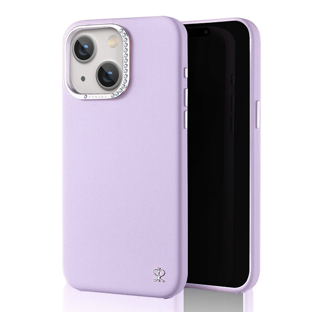 iPhone 15 Kılıf Suni Deri Tasarımlı Pynana Starry Serisi Kılıf