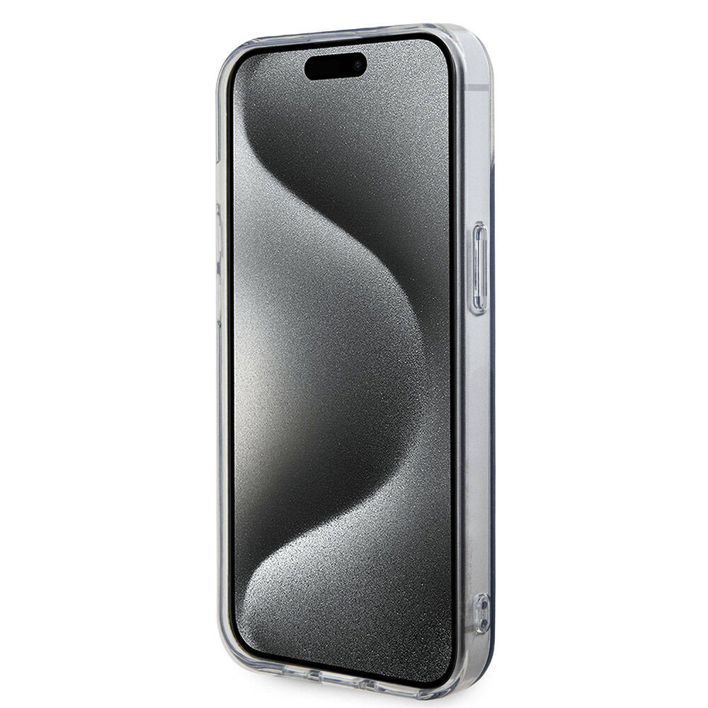 iPhone 15 Kılıf U.S. Polo Assn. Orijinal Lisanslı Simli Parlak Alfabe Tasarım Kılıf