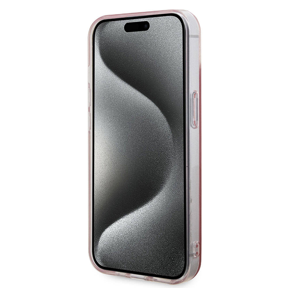 iPhone 15 Kılıf U.S. Polo Assn. orijinal Lisanslı Simli Parlak Alfabe Tasarım Kılıf