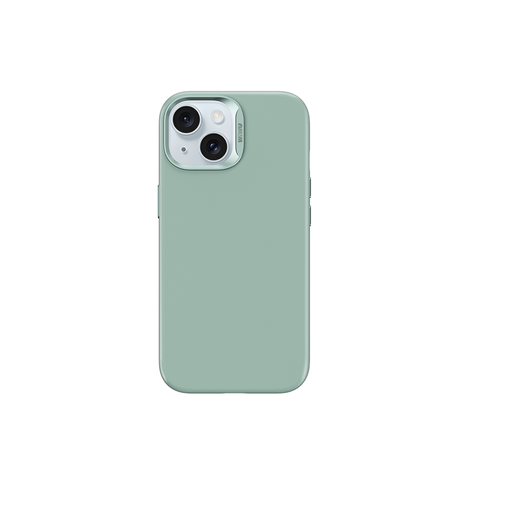 iPhone 15 Kılıf Wiwu SP-019 M-safe Şarj Özellikli Vegan Leather Deri Kılıf