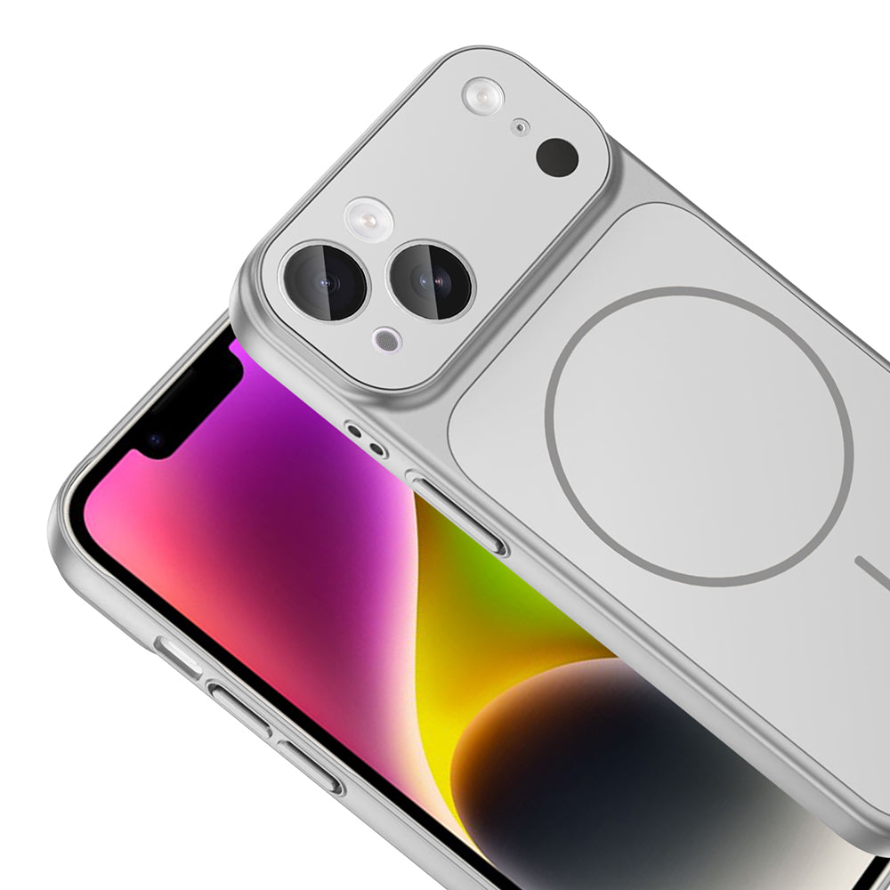 iPhone 15 Kılıf Zore M-Safe Şarj Özellikli Kamera Korumalı Formen Kılıf