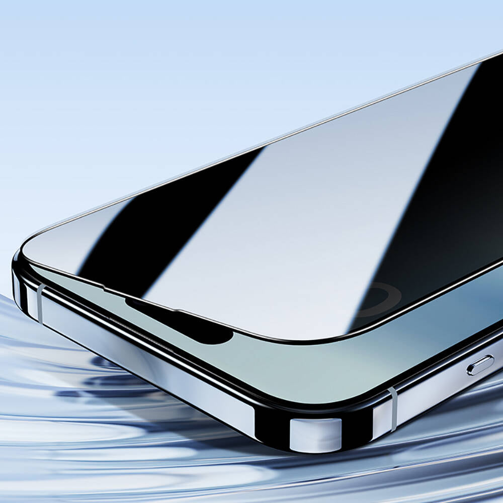 iPhone 15 Plus Benks Ultra Shield 0.4mm Privacy Ekran Koruyucu + Kolay Uygulama Aparatlı
