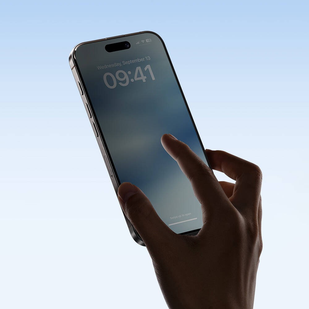 iPhone 15 Plus Benks Ultra Shield 0.4mm Privacy Ekran Koruyucu + Kolay Uygulama Aparatlı