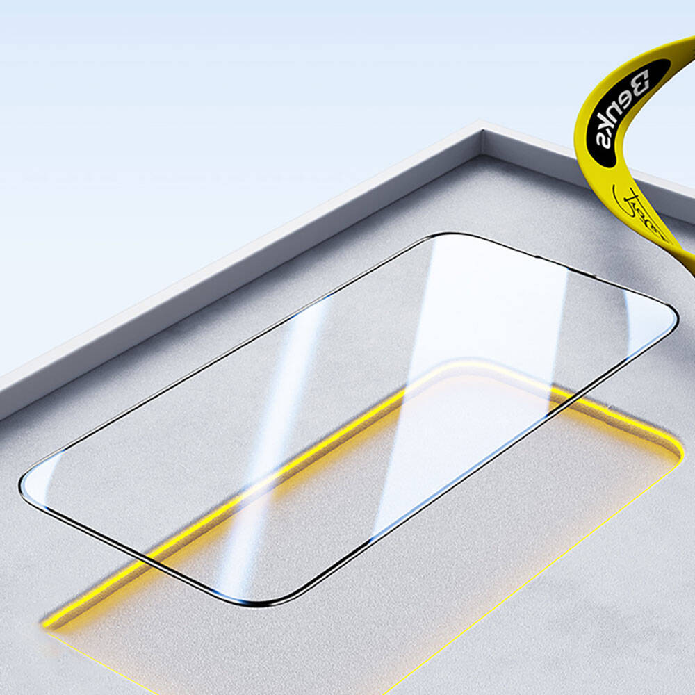 iPhone 15 Plus Benks V Pro Ultra Shield 0.3mm Ekran Koruyucu + Kolay Uygulama Aparatlı