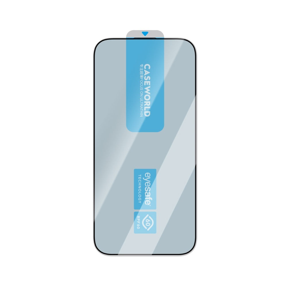 iPhone 15 Plus CaseWorld EyeGuard Serisi 2.5D Eyesafe Teknolojili Cam Ekran Koruyucu