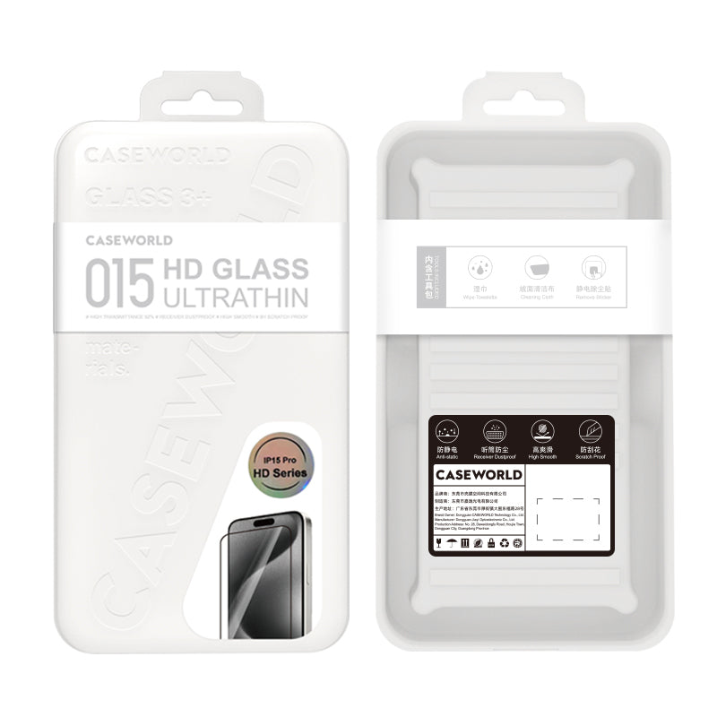 iPhone 15 Plus CaseWorld Ultra-Thin Serisi 0.15mm HD Cam Ekran Koruyucu