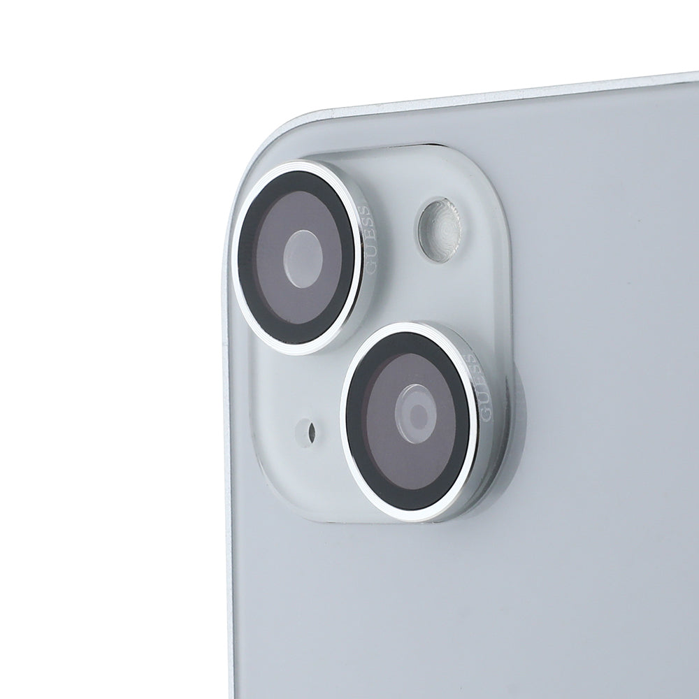 iPhone 15 Plus Guess Orijinal Lisanslı Metal Kamera Lens Koruyucu