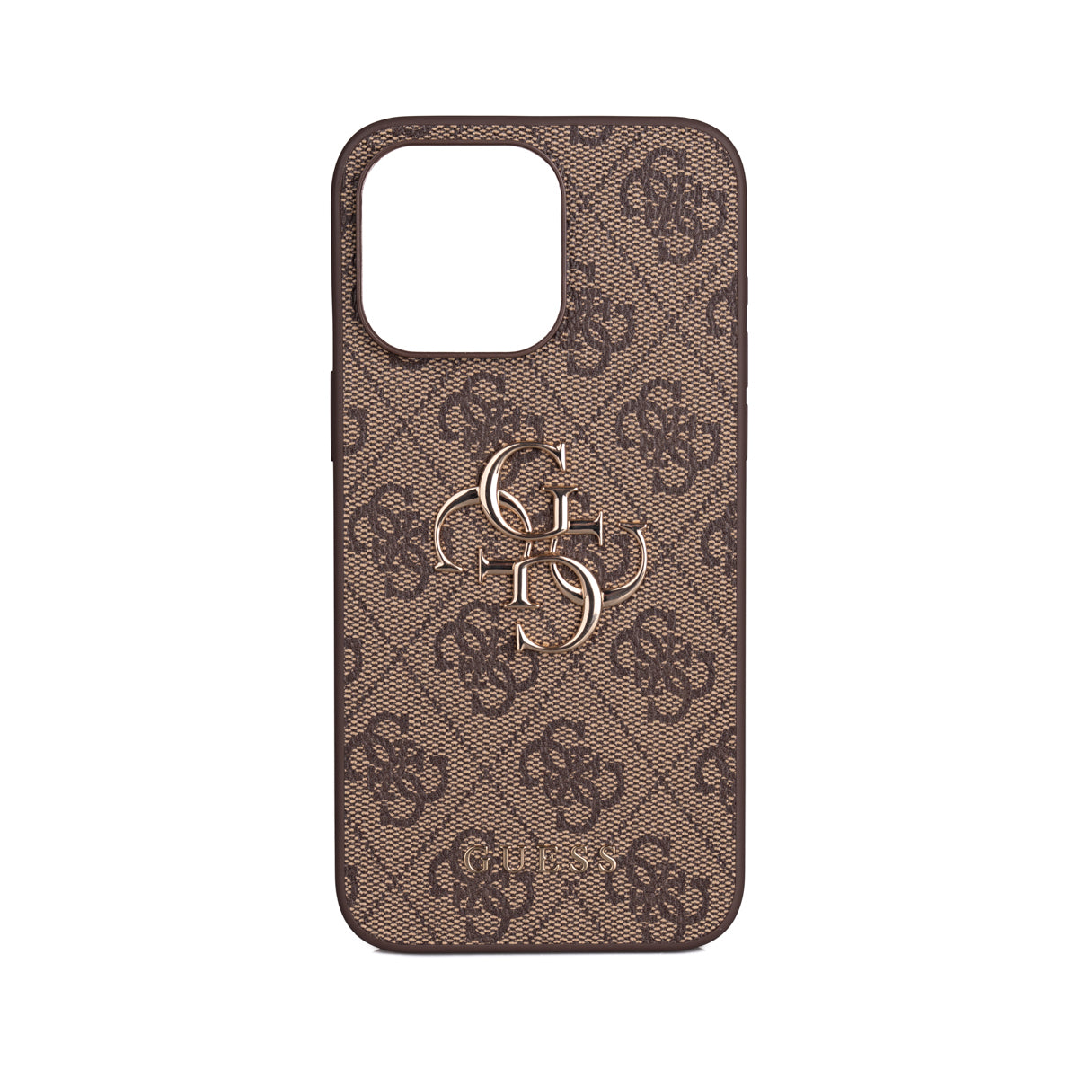iPhone 15 Plus Kılıf Guess Orijinal Lisanslı PU Deri 4G Büyük Metal Logolu Çapraz Vücut Askılı Kılıf