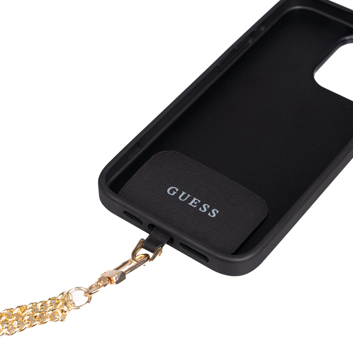 iPhone 15 Plus Kılıf Guess Orijinal Lisanslı PU Deri 4G Büyük Metal Logolu Çapraz Vücut Askılı Kılıf