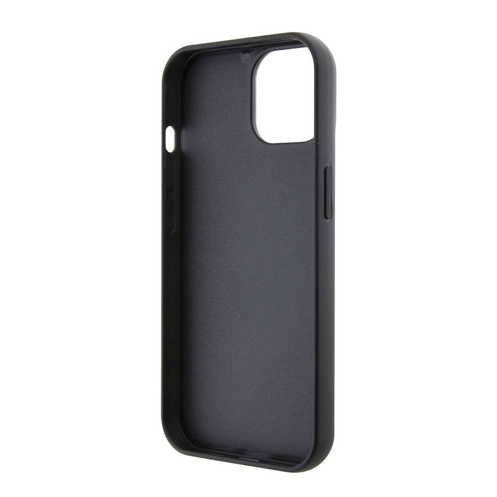 iPhone 15 Plus Kılıf Karl Lagerfeld İkonik Fixed Glitter Metal Logo Orijinal Lisanslı Kılıf