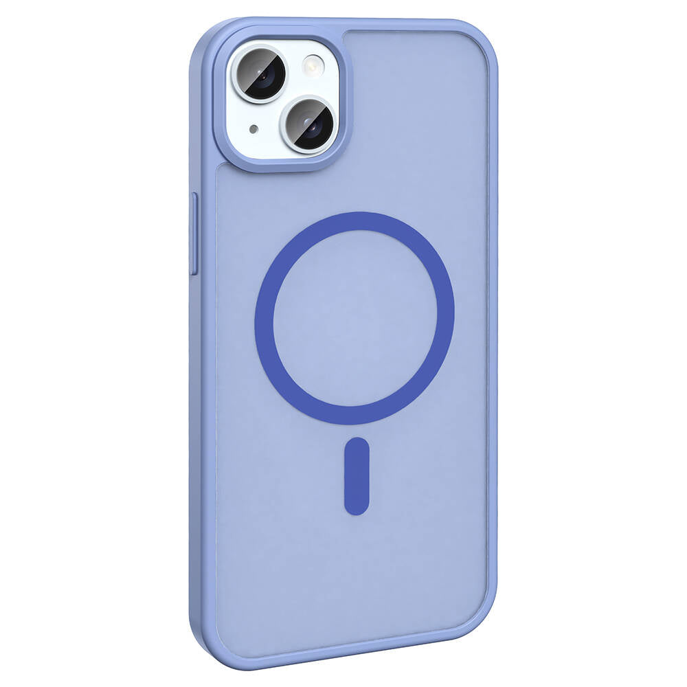 iPhone 15 Plus Kılıf M-safe Şarj Özellikli Mat Arka Yüzey Zore Sio Kılıf