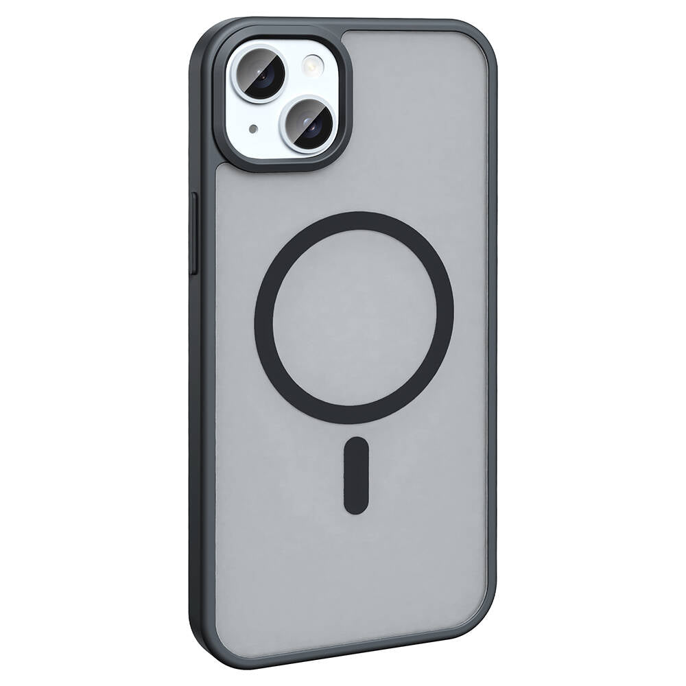 iPhone 15 Plus Kılıf M-safe Şarj Özellikli Mat Arka Yüzey Zore Sio Kılıf