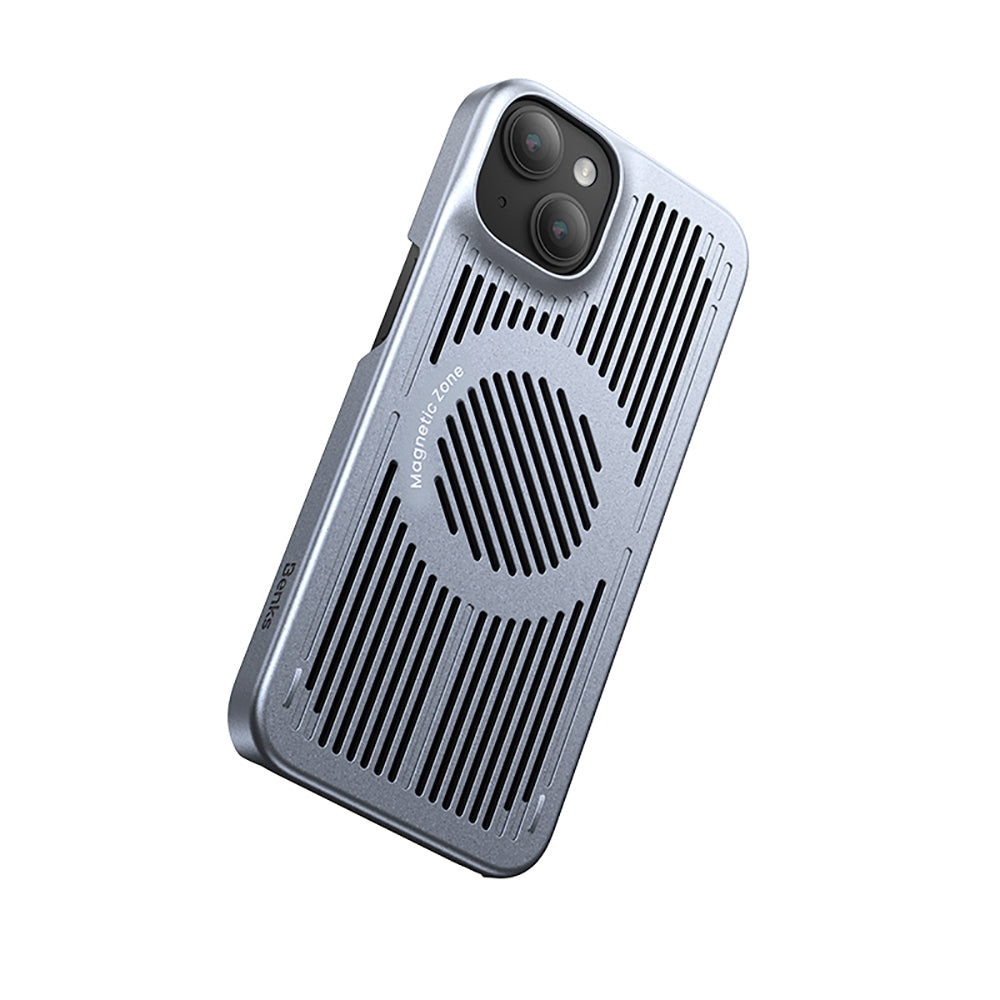 iPhone 15 Plus Kılıf M-safe Şarj ve Soğutucu Özellikli Benks Biliz Kılıf