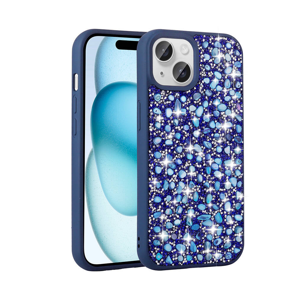 iPhone 15 Plus Kılıf Parlak Taşlı Tasarım Zore Linea Kılıf