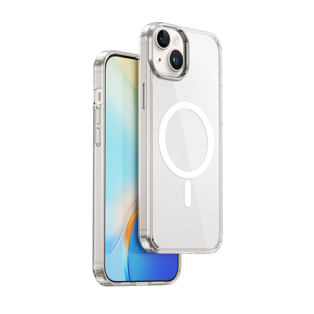 iPhone 15 Plus Kılıf Wiwu MCC-101 Magnetic Crystal Sert PC Kılıf
