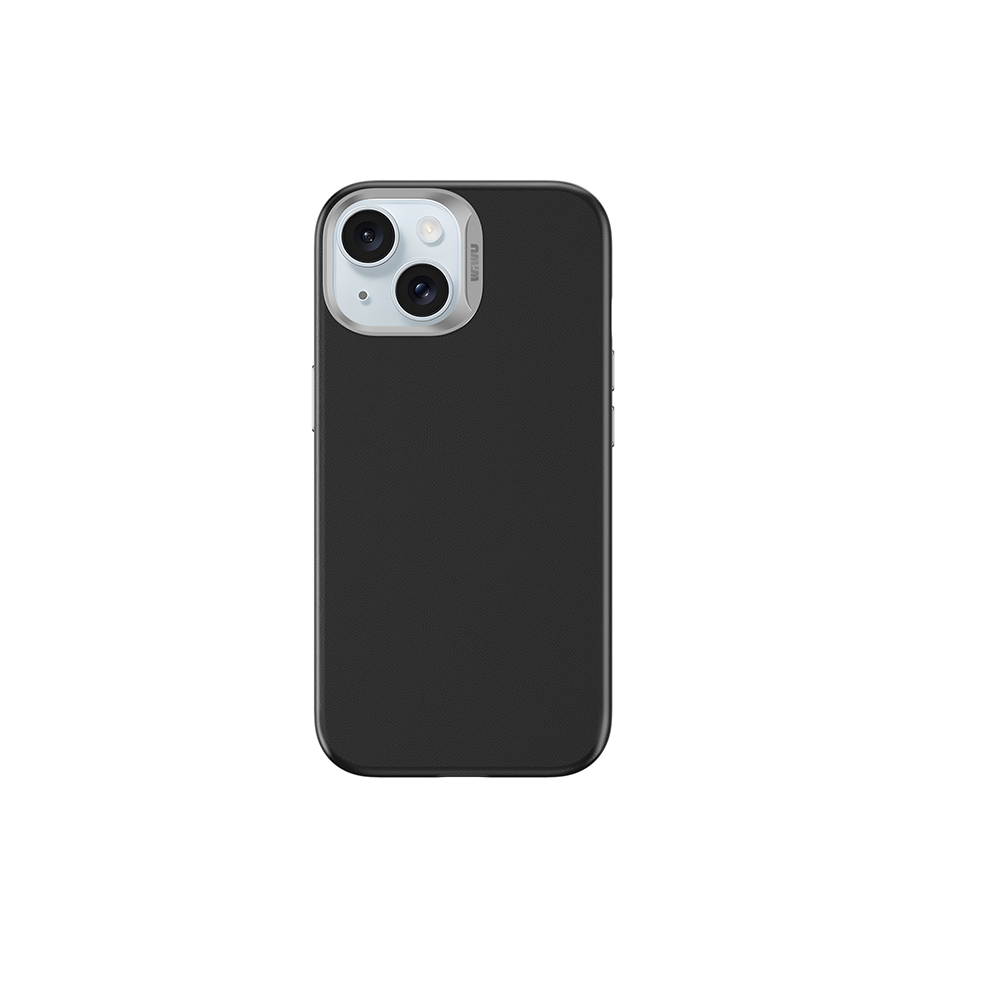iPhone 15 Plus Kılıf Wiwu SP-019 M-safe Şarj Özellikli Vegan Leather Deri Kılıf