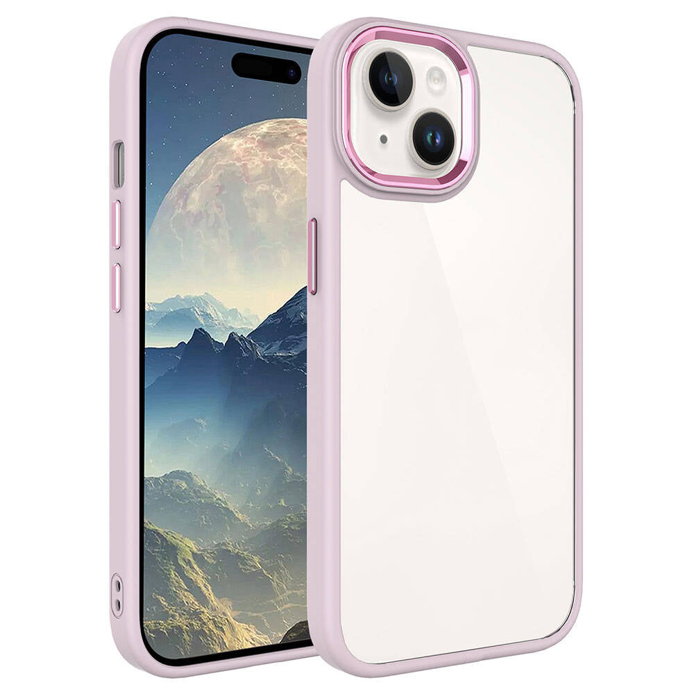 iPhone 15 Plus Kılıf Zore Krom Kılıf