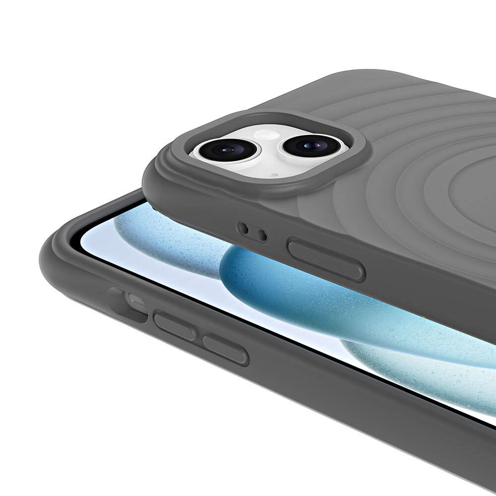 iPhone 15 Plus M-safe Şarj Özellikli Airbagli Mat Görünümlü Zore Hepi Kılıf