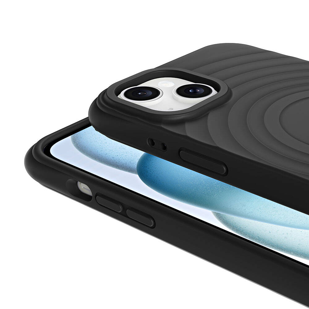 iPhone 15 Plus M-safe Şarj Özellikli Airbagli Mat Görünümlü Zore Hepi Kılıf