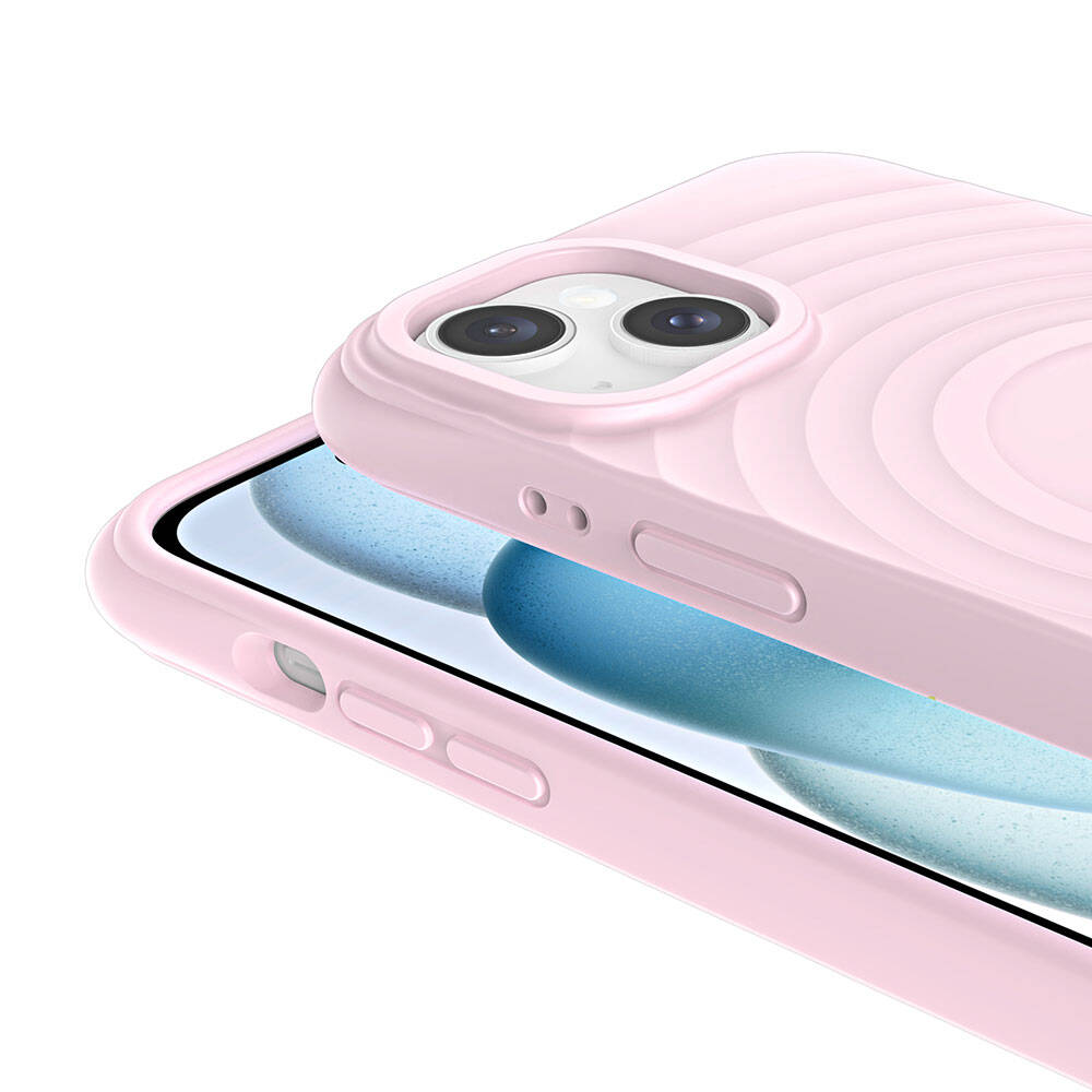 iPhone 15 Plus M-safe Şarj Özellikli Airbagli Mat Görünümlü Zore Hepi Kılıf