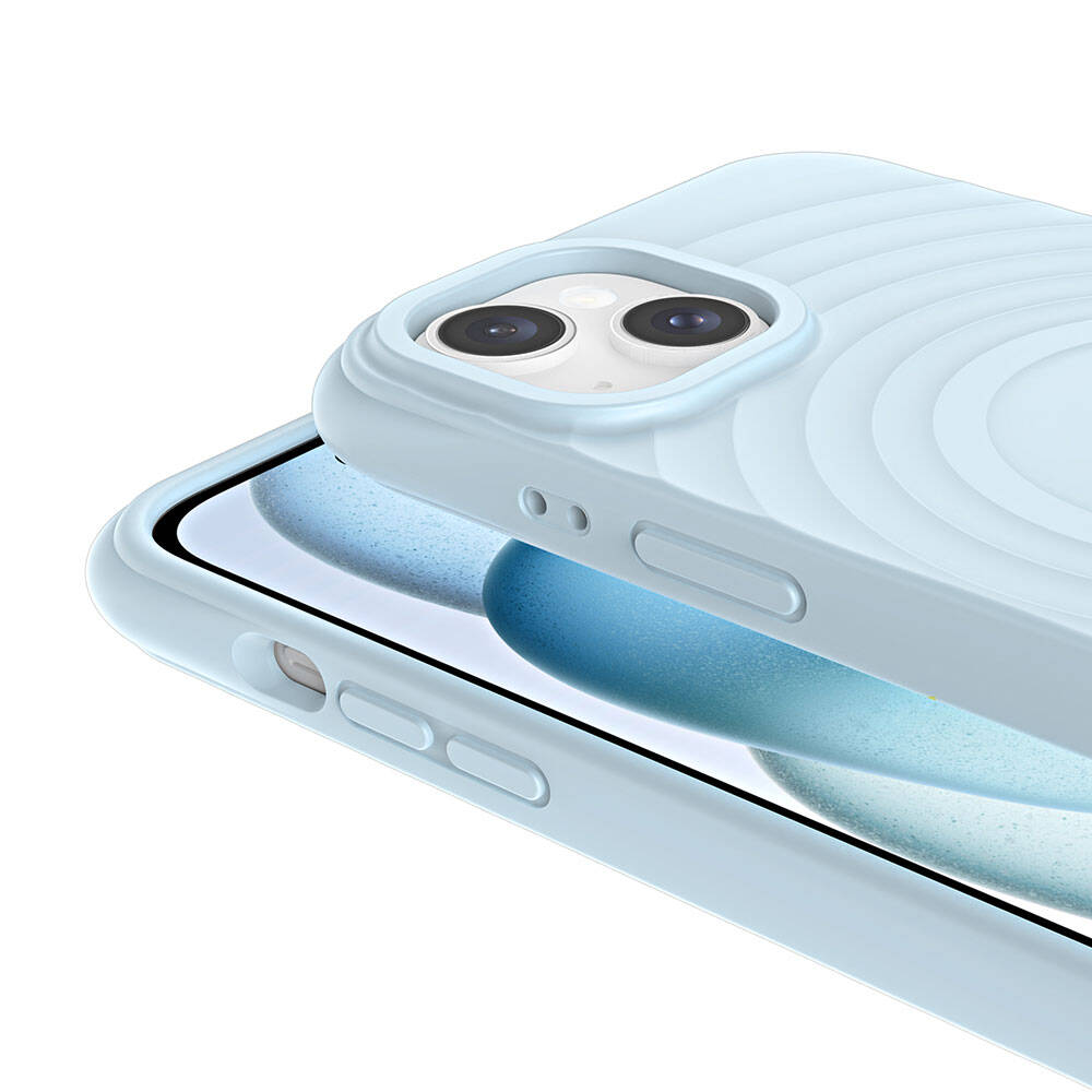 iPhone 15 Plus M-safe Şarj Özellikli Airbagli Mat Görünümlü Zore Hepi Kılıf