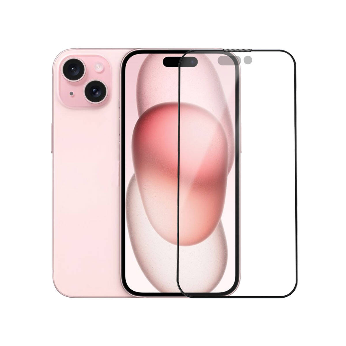 iPhone 15 Plus Wiwu iVista Screen Matte Ultra Güçlü Temperli Mat Ekran Koruyucu
