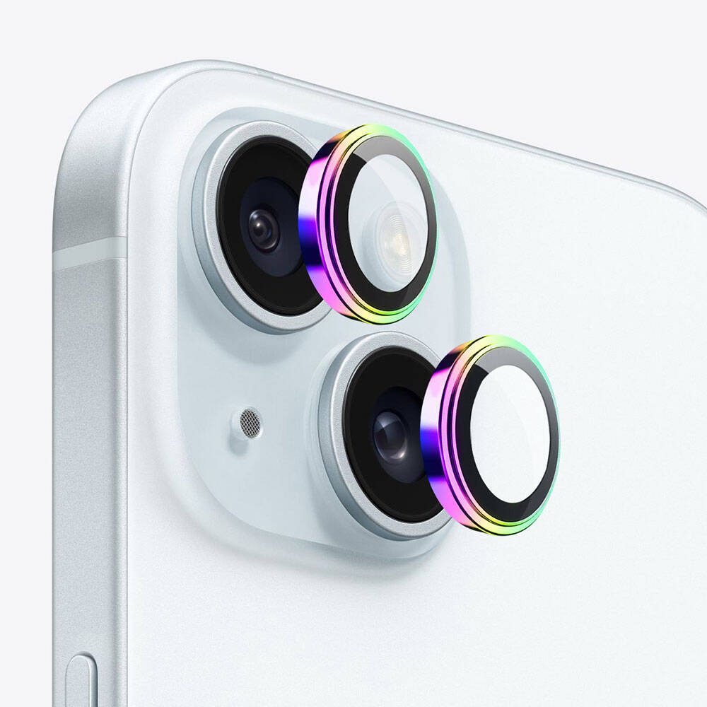 iPhone 15 Plus Wiwu Lens Guard Metal Kamera Lens Koruyucu