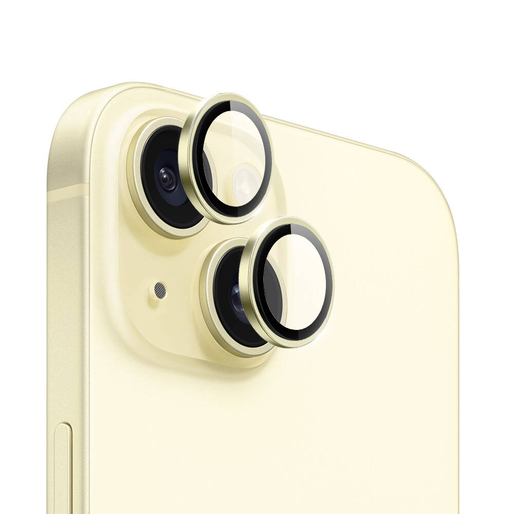 iPhone 15 Plus Wiwu LG-004 PVD Lens Guard Metal Kamera Lens Koruyucu