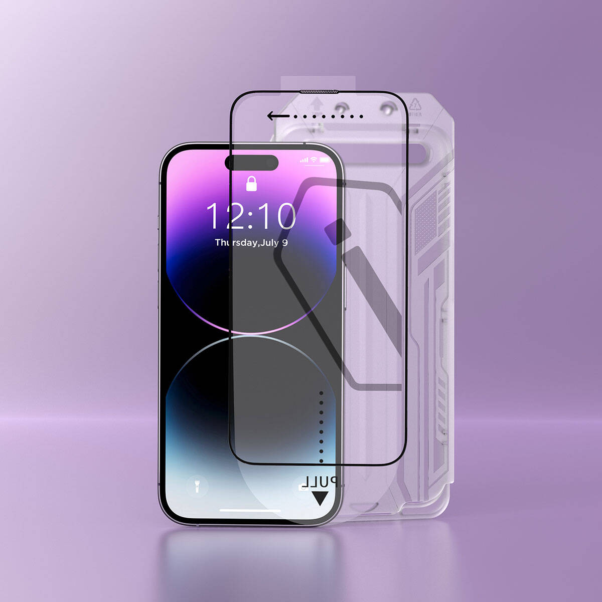 iPhone 15 Plus Wiwu SQ-005 Easy İnstall iVista Super Hardness Ekran Koruyucu